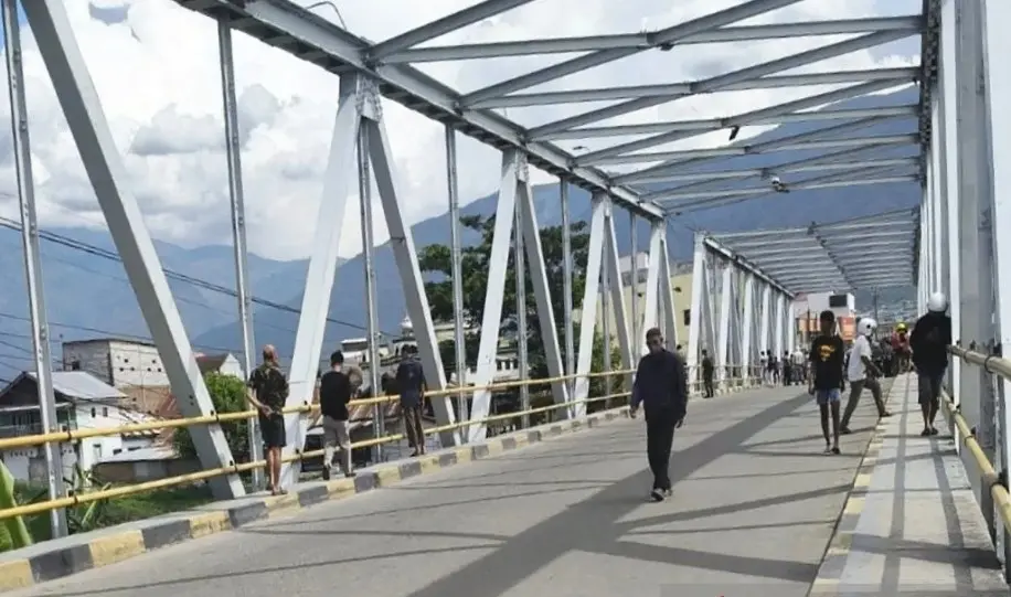 Pemerintah Kota Palu Menutup Sementara Jembatan Palu III Pascagempa Magnitudo 6,7 demi Keselamatan Warga