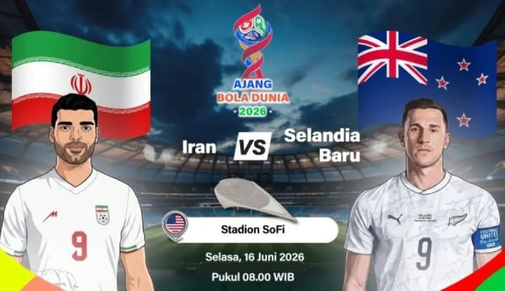 Iran dan Selandia Baru Berbagi Angka Setelah Bermain Imbang 2-2 pada Laga Pembuka Grup G Piala Dunia 2026