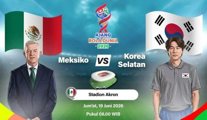 Meksiko dan Korea Selatan Berebut Tiket Fase Gugur Piala Dunia 2026 dalam Duel Krusial Grup A