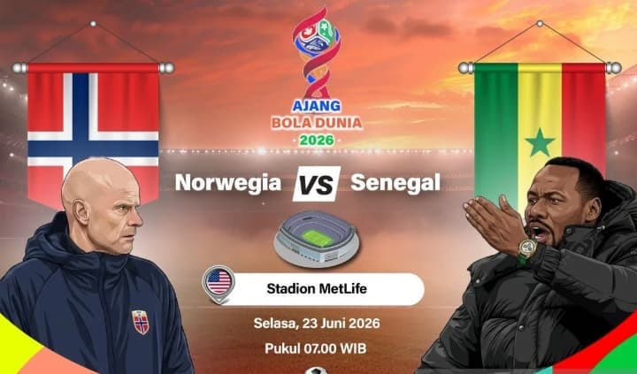 Norwegia Hadapi Senegal di Piala Dunia 2026, Generasi Emas Haaland Bawa Harapan Baru