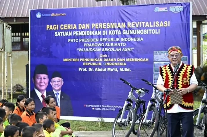 Revitalisasi Sekolah di Nias Bikin Murid Lebih Nyaman Belajar, Kelas Tak Lagi Bocor Saat Hujan