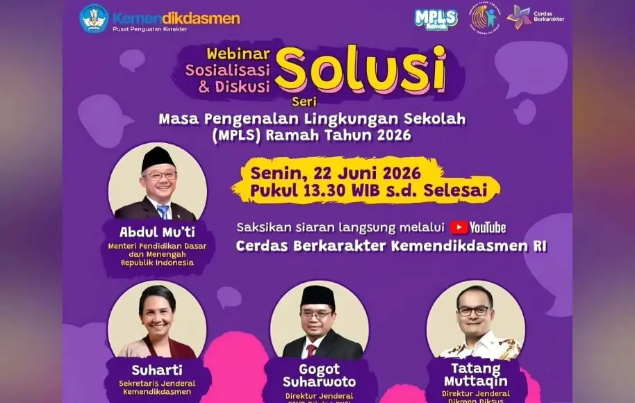 Kemendikdasmen Terbitkan Panduan MPLS Ramah 2026 untuk Cegah Perpeloncoan di Sekolah