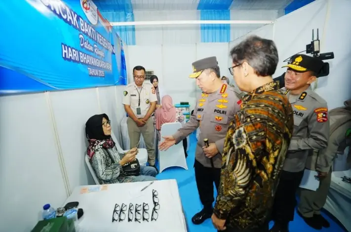 Polri Gelar Puncak Bakti Kesehatan Hari Bhayangkara ke-80, Layani Lebih dari 664 Ribu Masyarakat