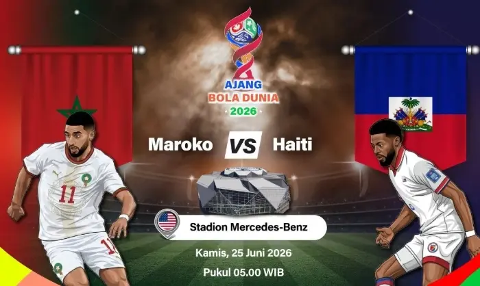 Maroko Incar Tiket 32 Besar Piala Dunia 2026 Saat Hadapi Haiti di Laga Penentuan Grup C