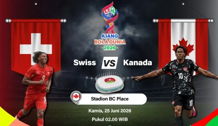 Swiss dan Kanada Turunkan Kekuatan Terbaik dalam Duel Penentuan Juara Grup B Piala Dunia 2026