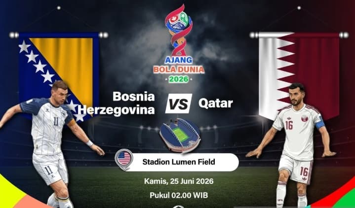Bosnia-Herzegovina dan Qatar Berebut Asa Lolos, Kemenangan Jadi Harga Mati di Laga Penentuan Grup B