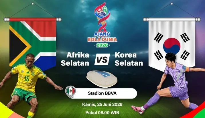 Afrika Selatan dan Korea Selatan Turunkan Kekuatan Terbaik pada Laga Penentuan Grup A Piala Dunia 2026