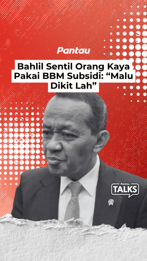 BAHLIL SENTIL ORANG KAYA PAKE BBM SUBSIDI