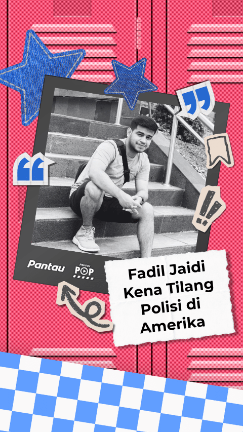 FADIL JAIDI KENA TILANG PLISI DI AMERIKA