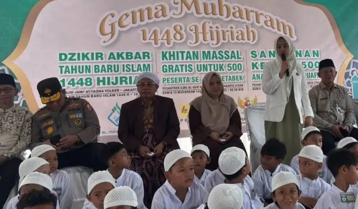 Baznas Gelar Khitanan Massal Gratis dan Santuni 500 Anak Yatim serta Dhuafa di Jakarta Utara