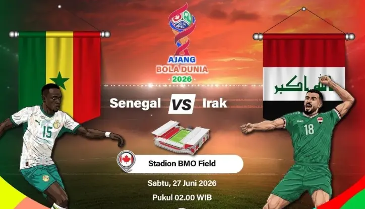 Senegal dan Irak Berebut Peluang Terakhir Demi Menjaga Asa Lolos ke Fase Gugur Piala Dunia 2026