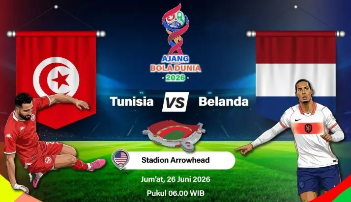 Belanda Turunkan Skuad Terbaik, Tunisia Andalkan Lima Bek pada Laga Penentu Grup F