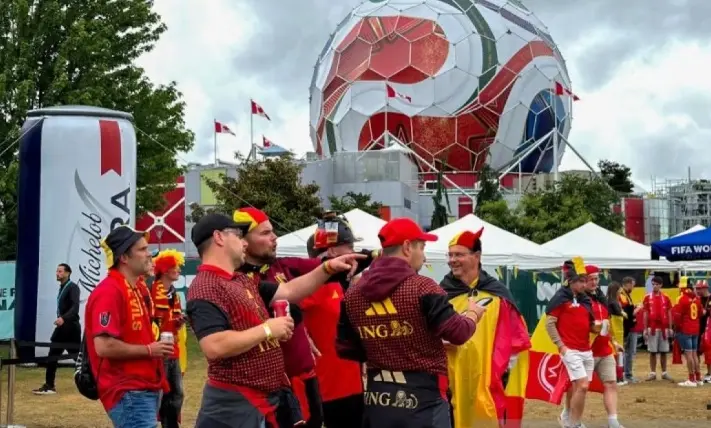 Suporter Belgia dan Selandia Baru Padati BC Place Meski Diguyur Gerimis Jelang Laga Piala Dunia 2026
