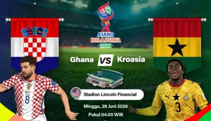 Kroasia dan Ghana Berebut Tiket 32 Besar, Laga Diprediksi Jadi Adu Sabar Menyerang dan Bertahan
