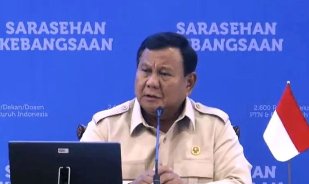 Presiden Prabowo Tegaskan Perguruan Tinggi Harus Jadi Tempat Adu Gagasan dan Kebebasan Akademis
