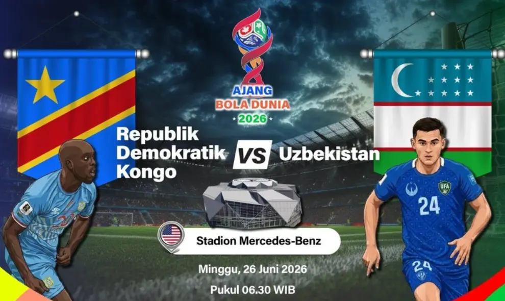 RD Kongo Tundukkan Uzbekistan 3-1 dan Lolos ke Babak 32 Besar Piala Dunia 2026