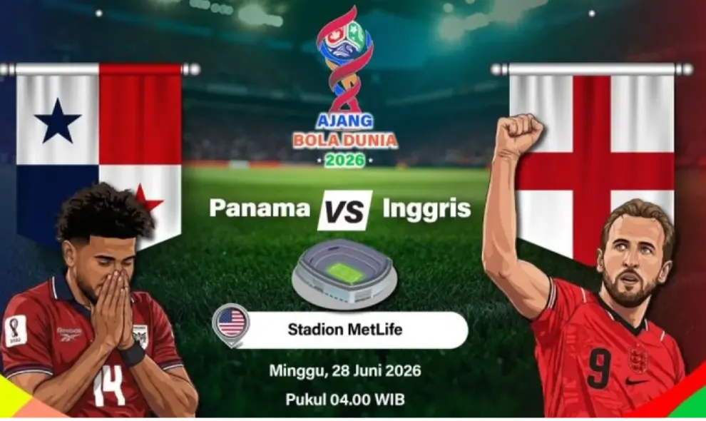 Inggris Menundukkan Panama 2-0 dan Mengunci Status Juara Grup L Piala Dunia 2026
