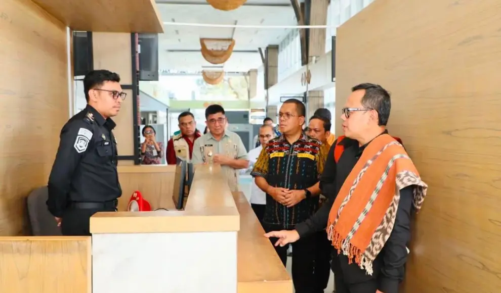 Wamendagri Tinjau PLBN Motaain untuk Pastikan Pelayanan Perbatasan Berjalan Optimal