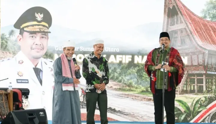 Gubernur Bobby Nasution Sebut Pembangunan Jalan Sipiongot Akhirnya Terwujud setelah Dinanti Selama 81 Tahun