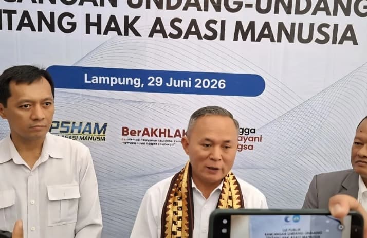 Kementerian HAM Gelar Uji Publik RUU HAM di Unila untuk Serap Aspirasi Masyarakat