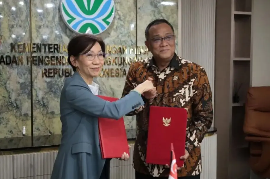 Indonesia dan Singapura Menandatangani MoU Perlindungan Lingkungan Hidup untuk Perkuat Kolaborasi Regional
