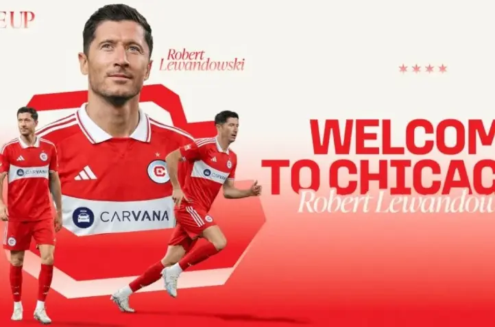 Robert Lewandowski Resmi Tinggalkan Barcelona dan Bergabung dengan Chicago Fire