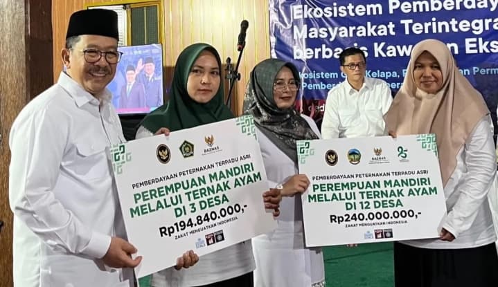 Baznas RI Luncurkan Program Ternak Ayam untuk Berdayakan Mustahik di Banyumas