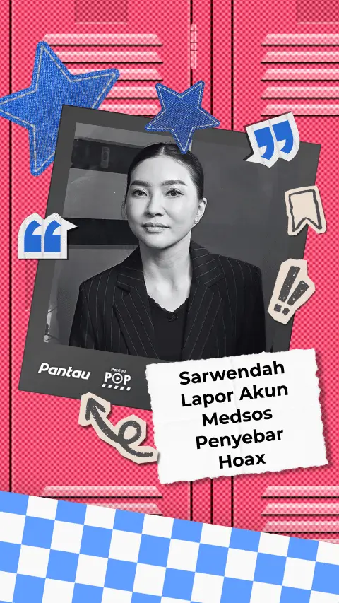 SARWENDAH LAPOK AKUN  MEDSOS PENYEBAR HOAX