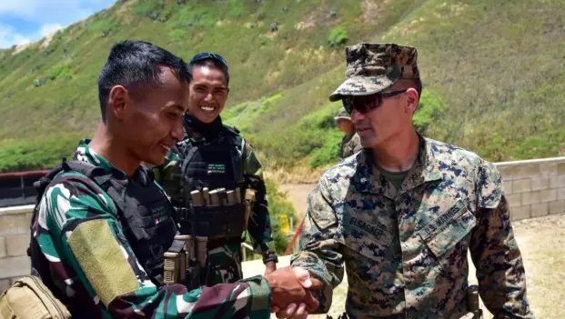 Marinir TNI AL Raih Pengakuan US Marine setelah Tunjukkan Kemampuan Menembak di RIMPAC 2026