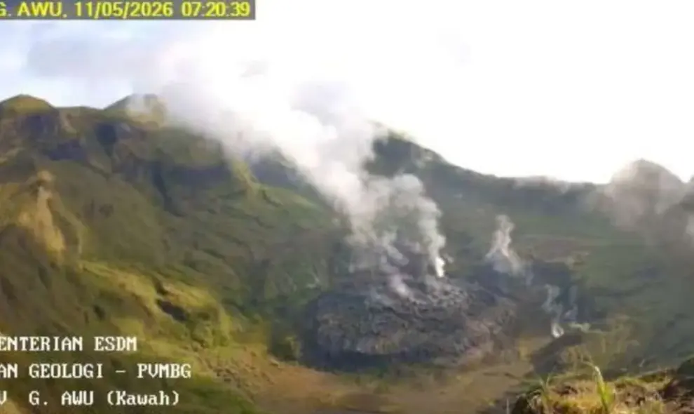 Badan Geologi Sebut Kegempaan Gunung Awu Didominasi Gempa Vulkanik Dangkal dan Tektonik Jauh