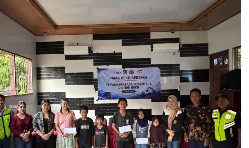 PAMA dan BEK Salurkan Santunan bagi Anak Yatim di Benangin untuk Pererat Hubungan dengan Masyarakat