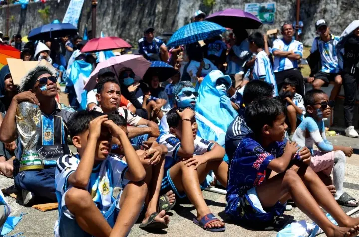 Ratusan Suporter Argentina Padati Nobar Piala Dunia 2026 di Ternate Usai Tim Lolos ke Semifinal