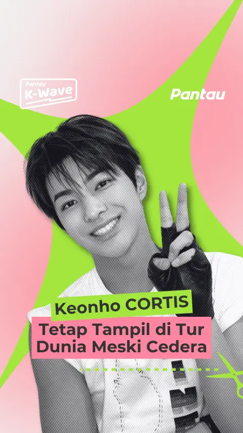 KEONHO CORTIS TETAP TAMPIL MESKI CEDERA