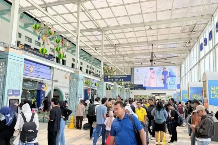 Stasiun Pasar Senen Catat Aktivitas Penumpang Tertinggi pada Semester I 2026, KAI Ungkap Sebaran Mobilitas Masyarakat