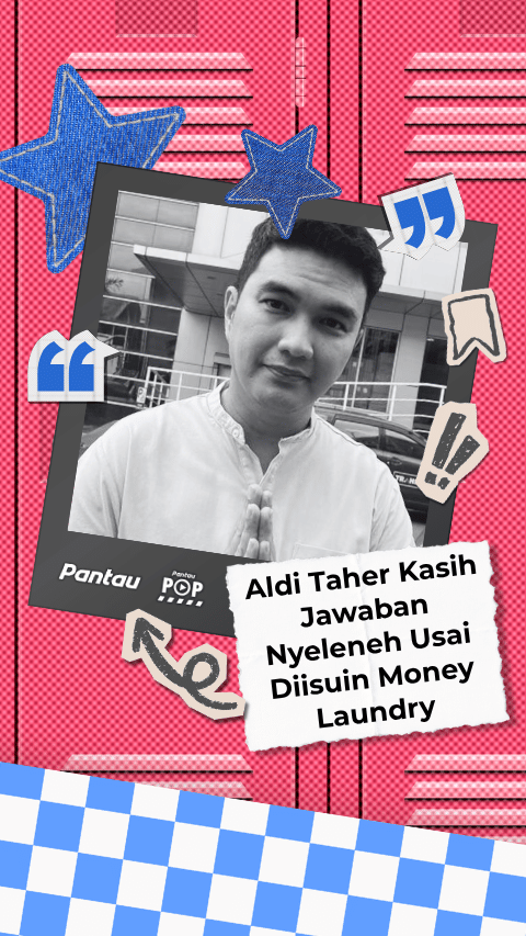 ALDI TAHER KASIH JAWABAN NYELENEH USAI DIISUIN MONEY LAUNDRY