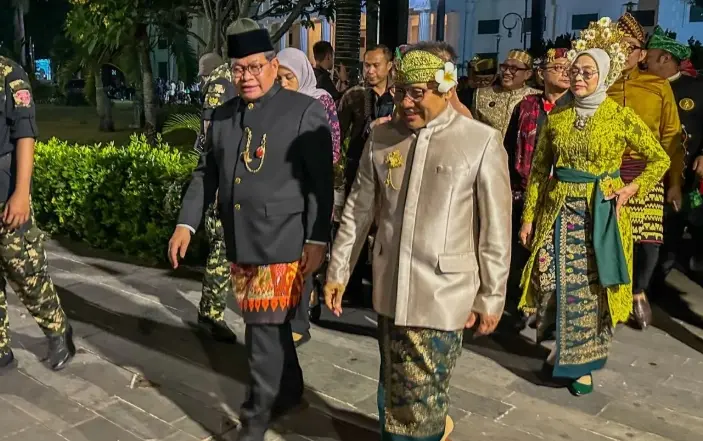 Pramono Anung dan Cak Imin Bernostalgia soal Pertemanan Saat Hadiri Pelantikan Pengurus PKB