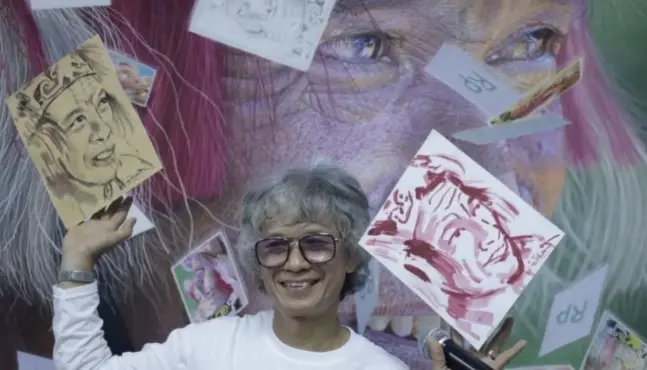 BPK Kaltim Memfasilitasi Pameran Tunggal Maestro Cadio Tarompo untuk Dukung Pelestarian Seni Rupa