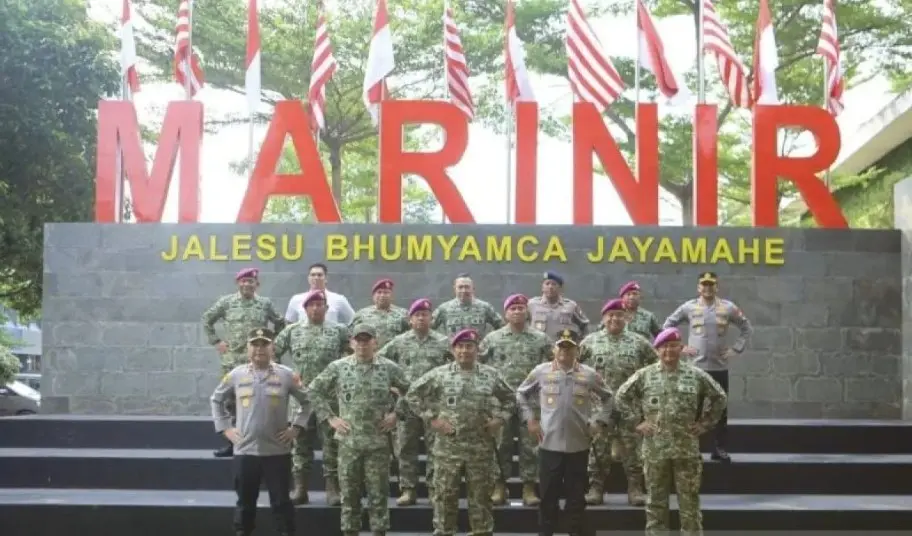 Kapolda Metro Jaya dan Pangdam Jaya Perkuat Sinergi dengan Korps Marinir demi Menjaga Keamanan Jakarta