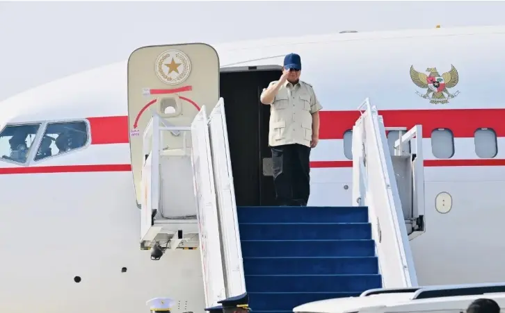 Presiden Prabowo Bertolak ke Jawa Tengah untuk Resmikan Stasiun Semarang Tawang dan Tinjau Program Rumah Subsidi