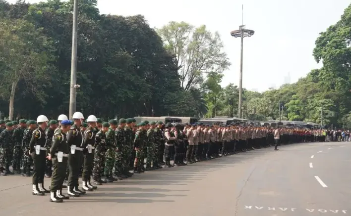 Polres Jakpus Kerahkan 1.372 Personel Amankan Laga Indonesia All Stars vs Aston Villa di GBK