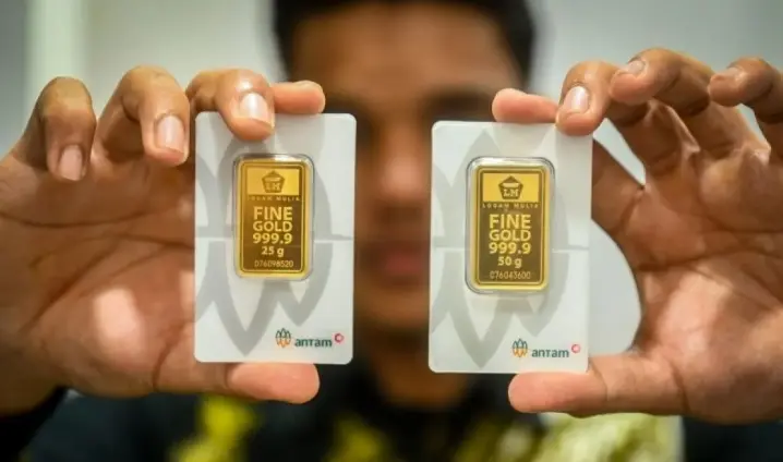Harga Emas Antam Turun Rp20.000 pada Awal Agustus, Kini Dibanderol Rp2,603 Juta per Gram