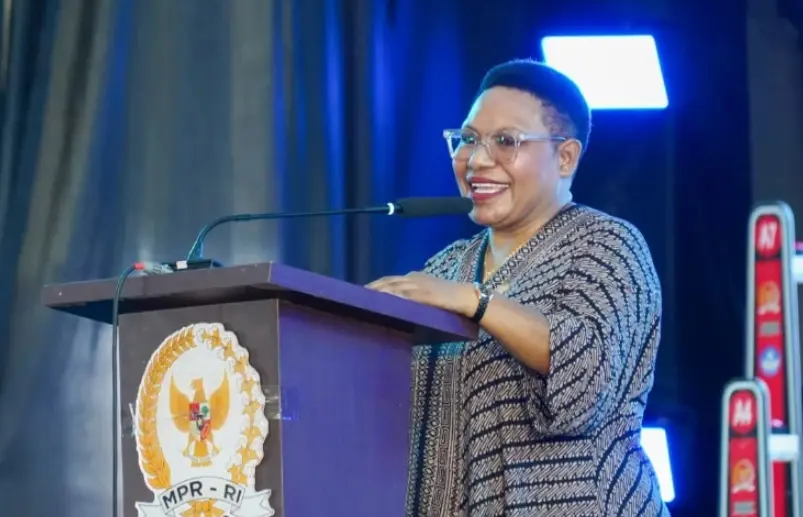 Eka Yeimo Ajak Pelajar Papua Tengah Isi Kemerdekaan Lewat Prestasi pada LCC Empat Pilar MPR RI