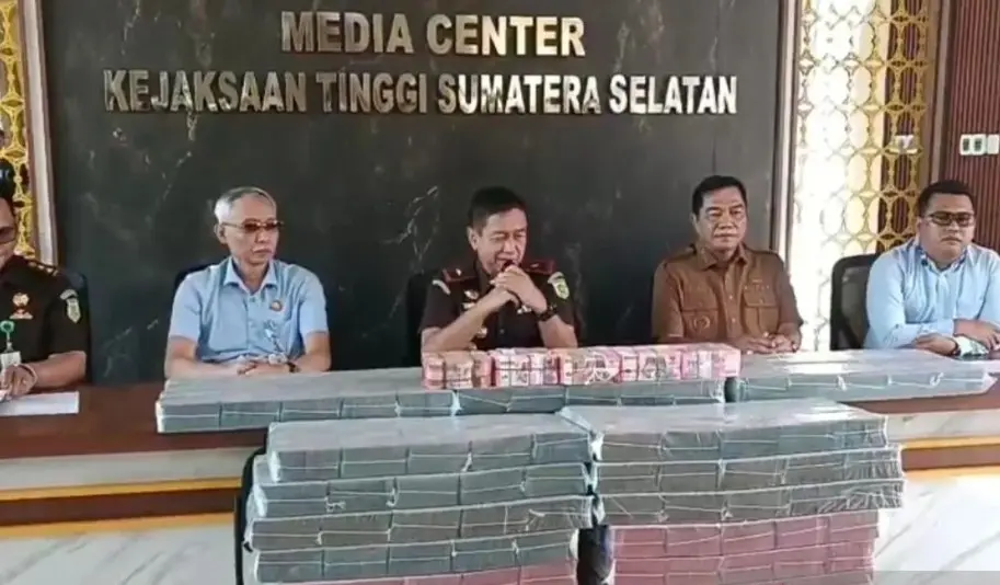Kejati Sumsel Pulihkan Kerugian Negara Rp127,27 Miliar dari Perkara Korupsi Penguasaan Tanah PT SMB