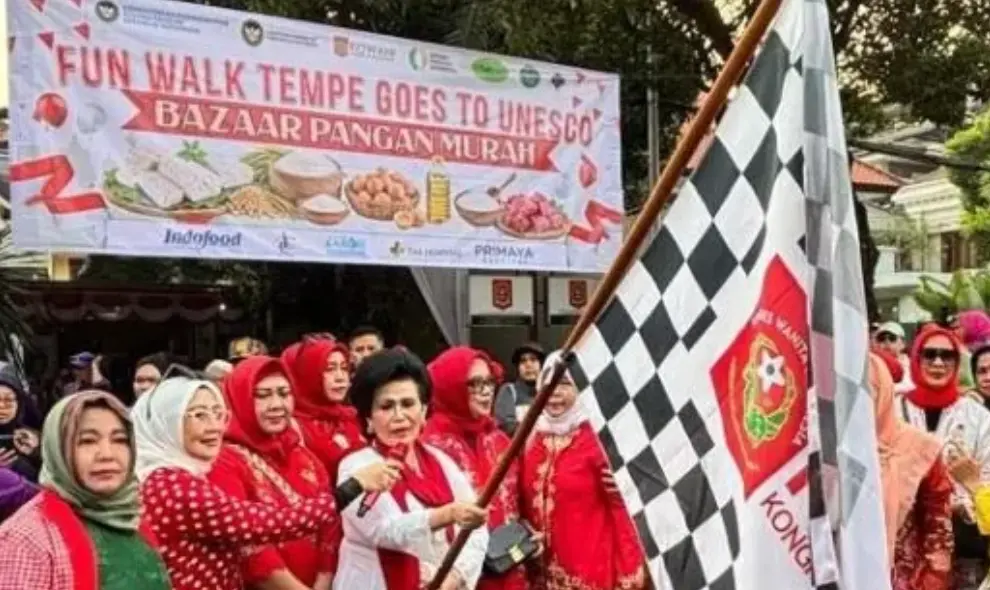 Kowani Gaungkan Tempe Menuju UNESCO lewat Jalan Sehat 10.000 Langkah