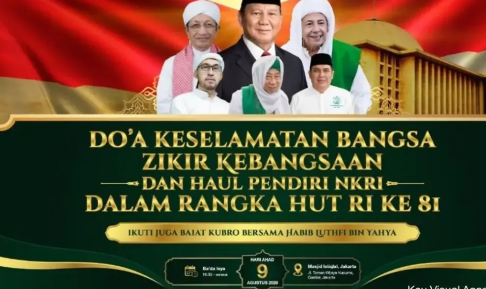 PB Jatma Aswaja Gelar Zikir Kebangsaan di Istiqlal, Lebih dari 50 Ribu Peserta Diperkirakan Hadir