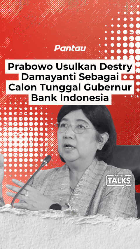 PRABOWO USULKAN DESTRY DAMAYANTI SEBAGAI GUBERNUR BI