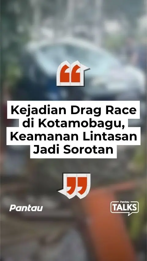 KEJADIAN DRAG RACE DI KOTAMOBAGU