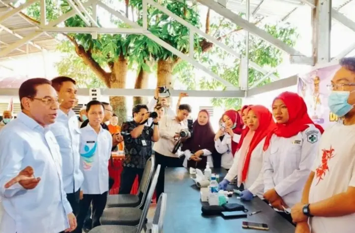 Wamenkes Meninjau Cek Kesehatan Gratis dan Skrining TBC di Lapas Gorontalo