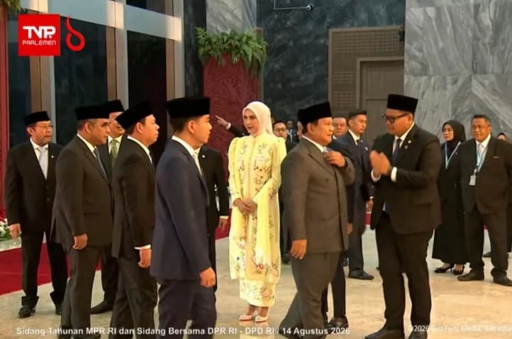 Prabowo Sampaikan Pidato Kenegaraan dan RAPBN 2027 dalam Sidang Tahunan MPR