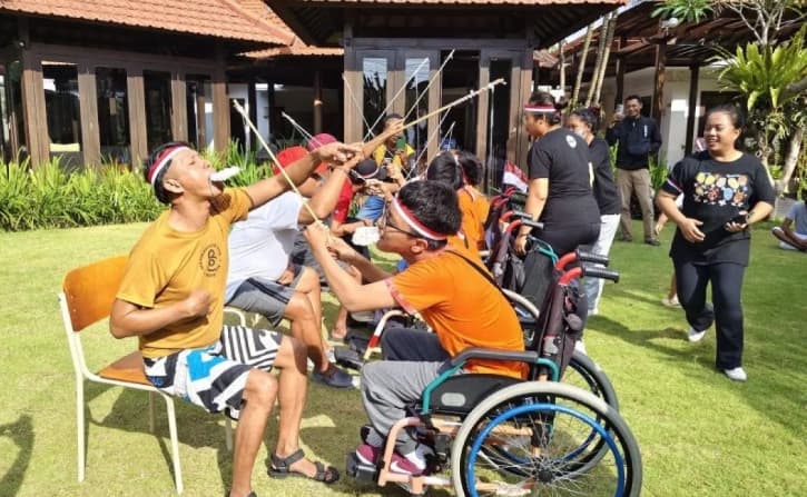 Penyandang Disabilitas di Bali Ikuti Lomba 17 Agustus untuk Melatih Fisik dan Motorik